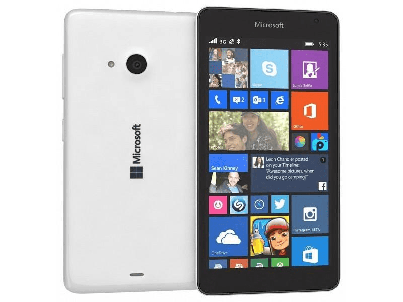 Microsoft 535 Dual SIM 8 GB Kártyafüggetlen Mobiltelefon, Fekete