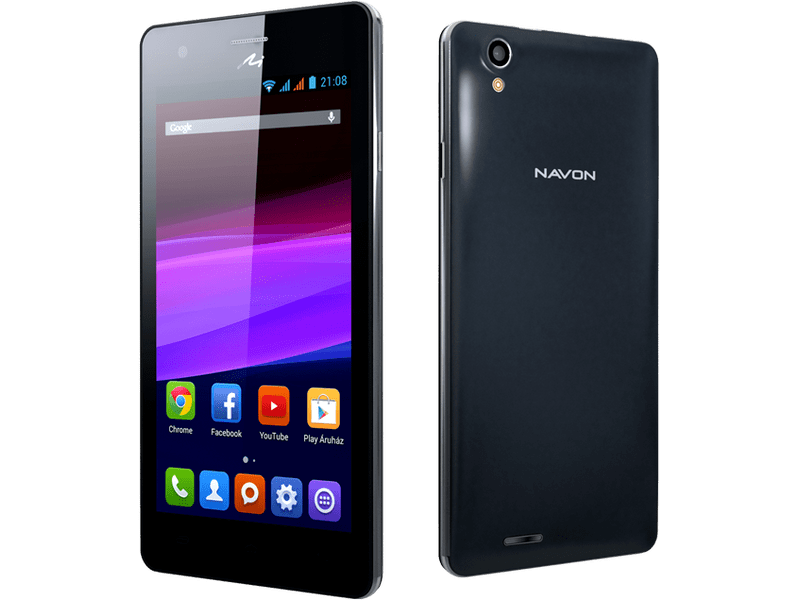 Navon Mizu F550 Dual SIM 8 GB Kártyafüggetlen Mobiltelefon, Fekete