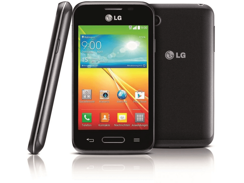 LG L40 Dual SIM 4 GB Kártyafüggetlen Mobiltelefon, Fekete