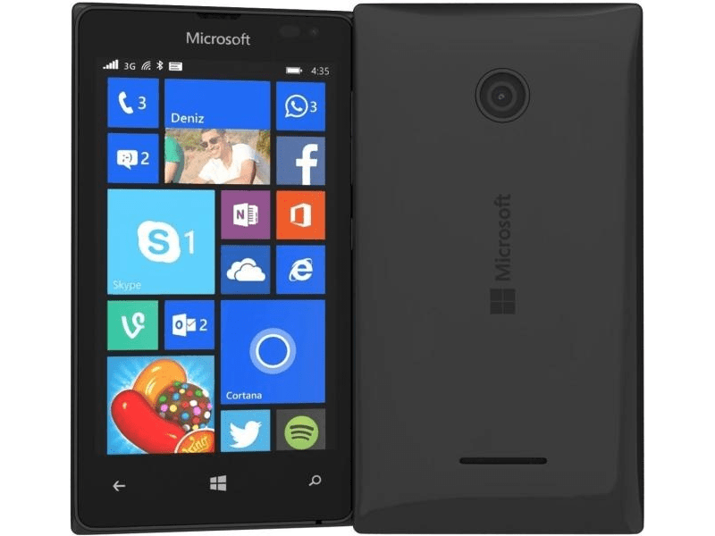 Microsoft 435 Dual SIM 8 GB Kártyafüggetlen Mobiltelefon, Fehér