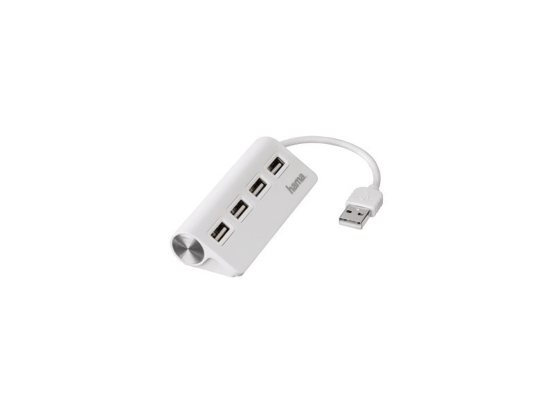 Hama USB 2.0 HUB 1:4, fehér (12178)