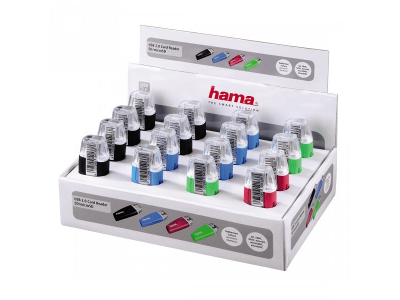 Hama 54133 Memóriakártya olvasó, 1 db, többféle
