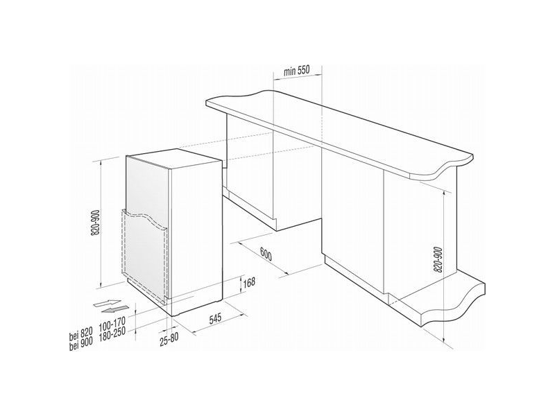 GORENJE RBI4121 AW Beépíthető egyajtós hűtőszekrény