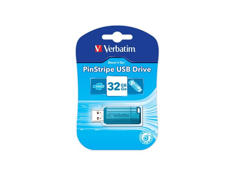 VERBATIM 49057 32 GB PinStripe (UV32GPK)