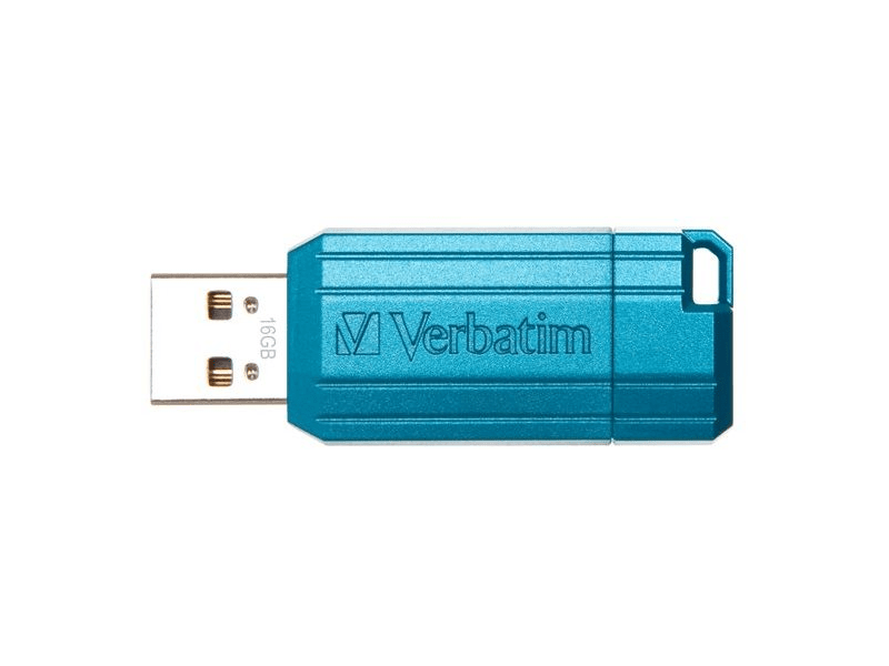VERBATIM 49068 16 GB PinStripe karibikék pendrive (UV16GPK)