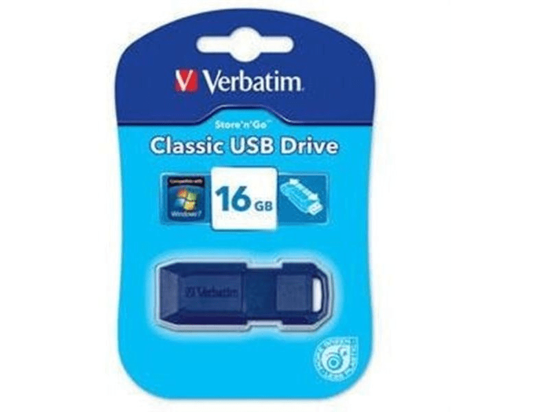 VERBATIM 49068 16 GB PinStripe karibikék pendrive (UV16GPK)