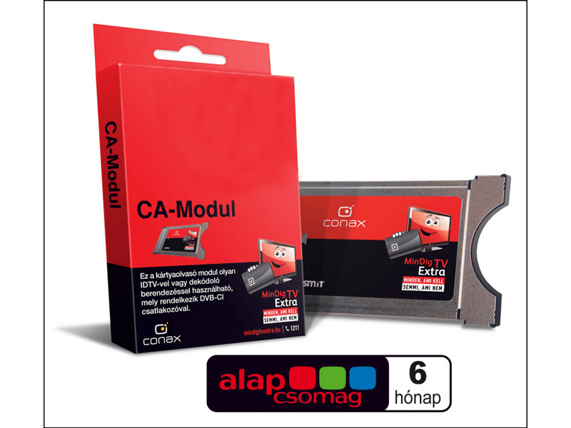 MindigTV - Alapcsomag CA Modullal 6 Hónap (Előre Fizetett)