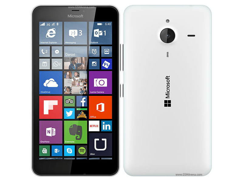 Microsoft 640 XL Dual SIM 8 GB Kártyafüggetlen Mobiltelefon, Fehér