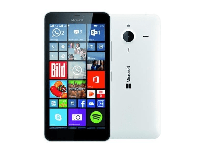 Microsoft 640 XL Dual SIM 8 GB Kártyafüggetlen Mobiltelefon, Fehér