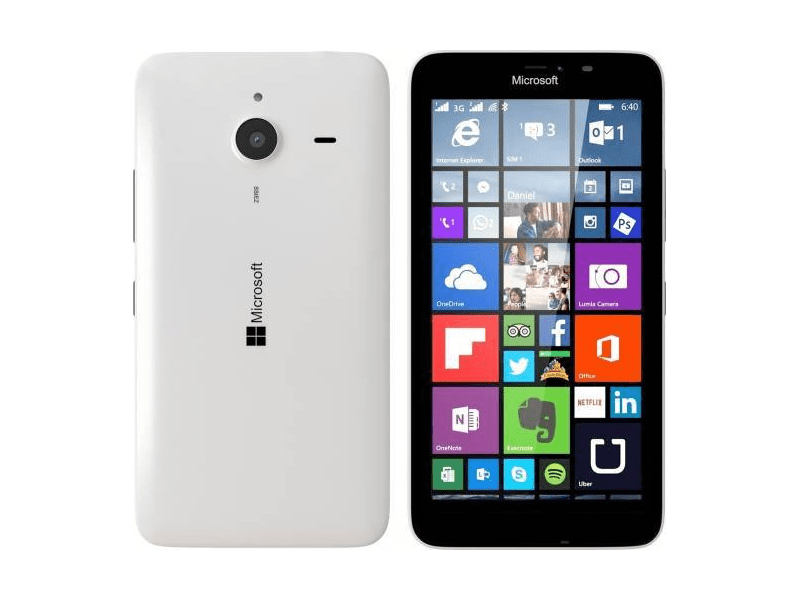 Microsoft 640 XL Dual SIM 8 GB Kártyafüggetlen Mobiltelefon, Fehér