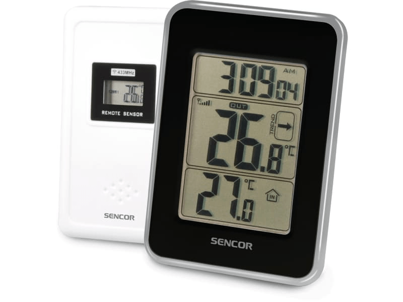 Sencor SWS 25 BS Időjárás állomás, fekete