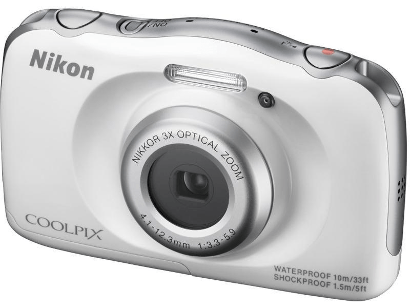 Nikon CoolPix S33 13,2 MPx Fényképezőgép, Kék + Hátizsák