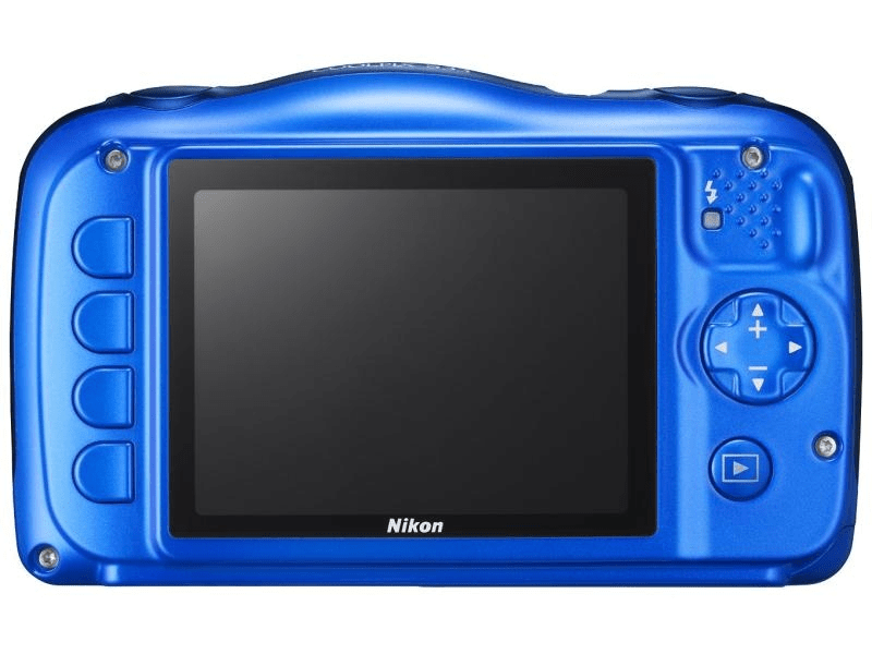 Nikon CoolPix S33 13,2 MPx Fényképezőgép, Kék + Hátizsák