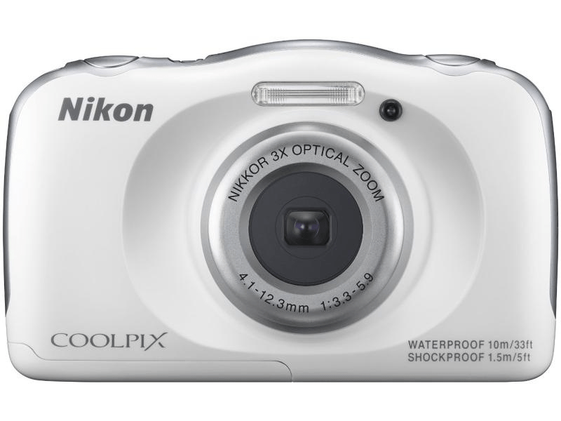 Nikon CoolPix S33 13,2 MPx Fényképezőgép, Kék + Hátizsák