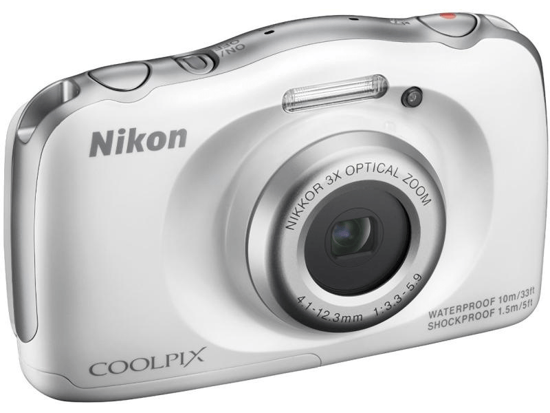Nikon CoolPix S33 13,2 MPx Fényképezőgép, Kék + Hátizsák