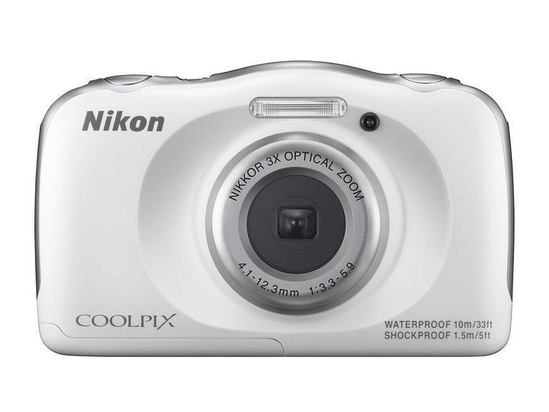 Nikon CoolPix S33 13,2 MPx Fényképezőgép, Kék + Hátizsák