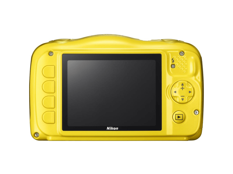 Nikon CoolPix S33 13,2 MPx Fényképezőgép, Sárga + Hátizsák