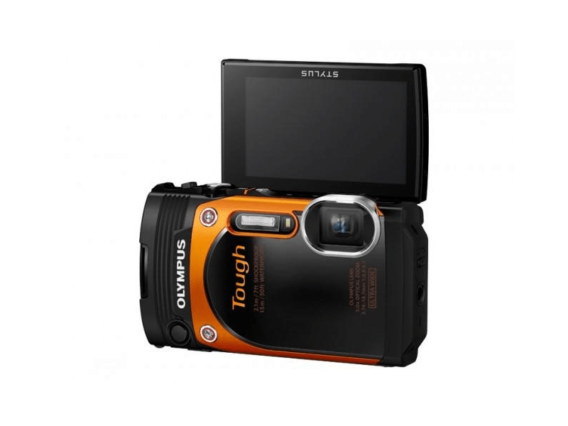 Olympus Stylus Tough TG-860 16 MPx Fényképezőgép, Narancssárga
