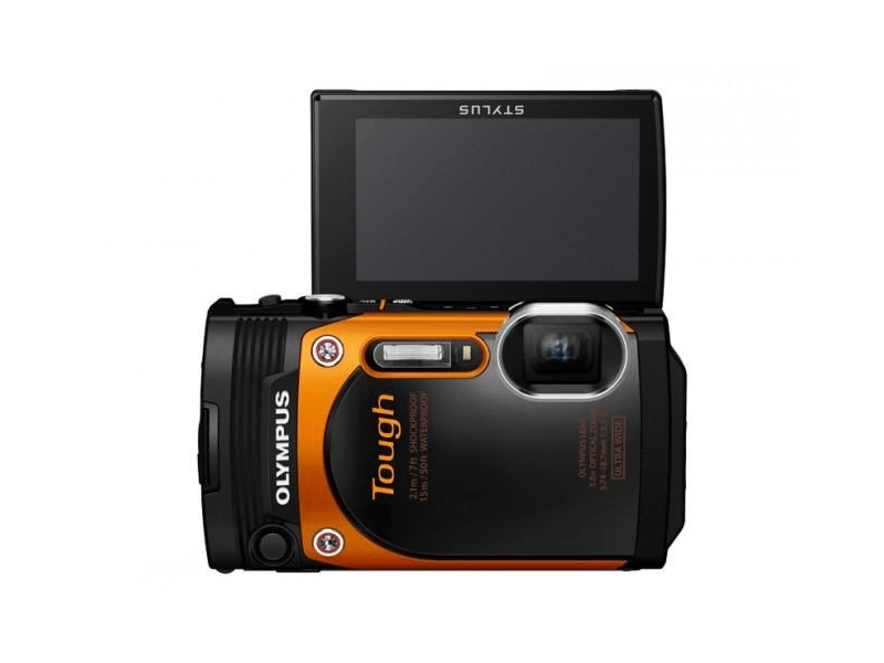 Olympus Stylus Tough TG-860 16 MPx Fényképezőgép, Narancssárga