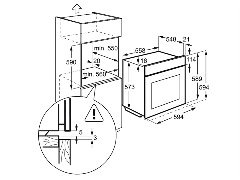 Electrolux EOB3454AOX SteamBake beépíthető sütő gőzfunkcióval