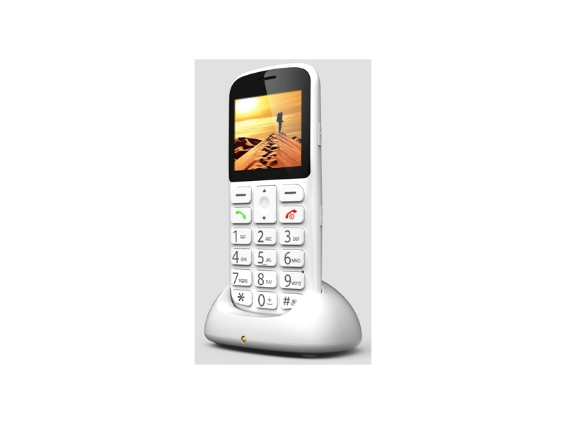 Beex Senior Plus Kártyafüggetlen Mobiltelefon, Fehér