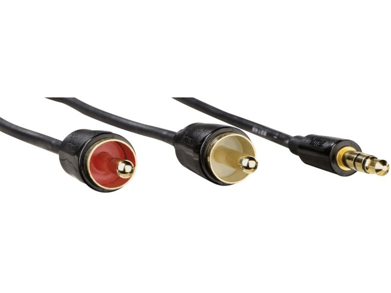 HAMA 122302 Flexi Slim 3,5 mm Jack-RCA összekötő kábel 1,5 m