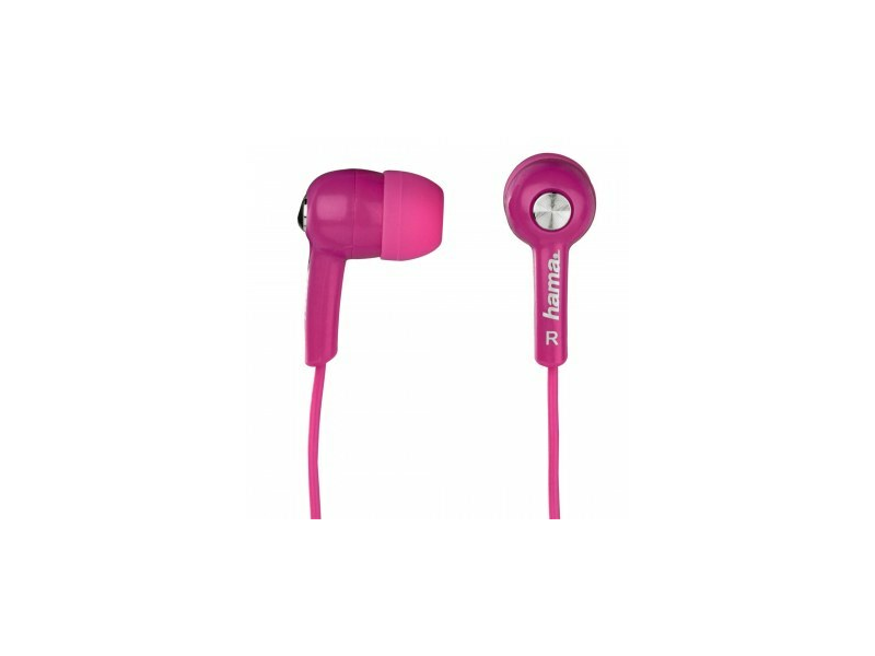 Hama 122692 Mikrofonos HK-2114 In-Ear Fülhallgató, Pink