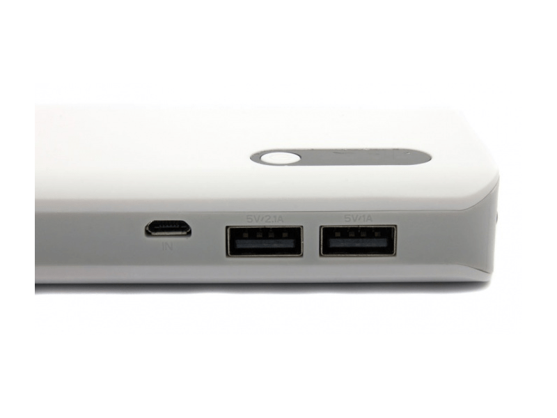 Alcor D10000 PowerBank 10000 mAh, Fehér
