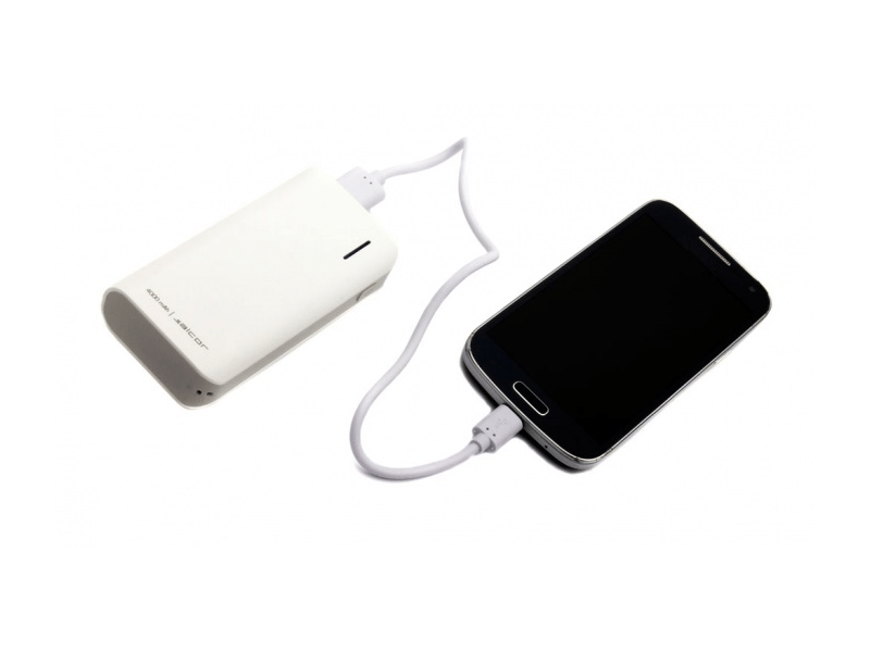 Alcor D4000 PowerBank 4000 mAh, Fehér