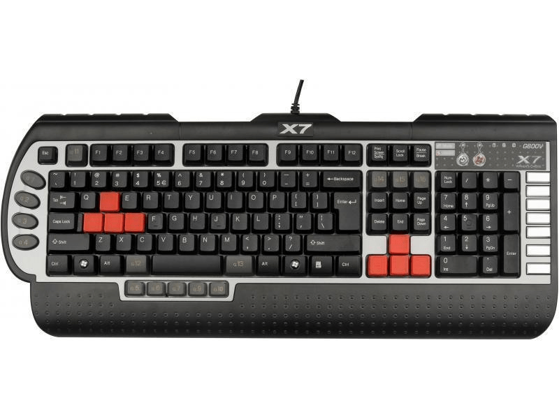 A4Tech X7-G800V (Black) Gaming billentyűzet