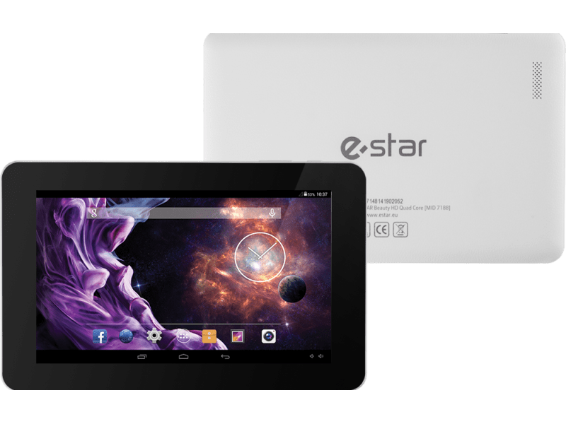 eSTAR BEAUTY HD Quad Core 7.0, fehér