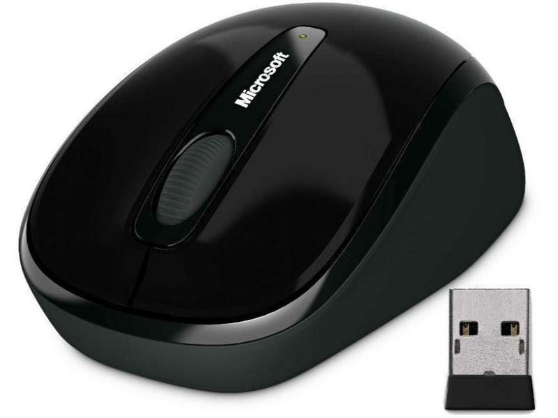 Microsoft Mobile Mouse 3500 vezeték nélküli egér, fekete (GMF-00042)