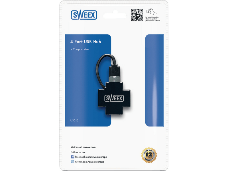 Sweex US012 4 portos USB hub