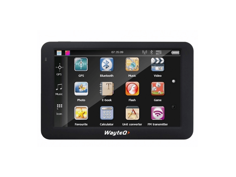 Wayteq X985BT GPS Navigáció (navigációs szoftver nélkül)