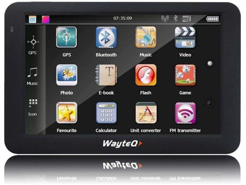 Wayteq X985BT GPS Navigáció (navigációs szoftver nélkül)