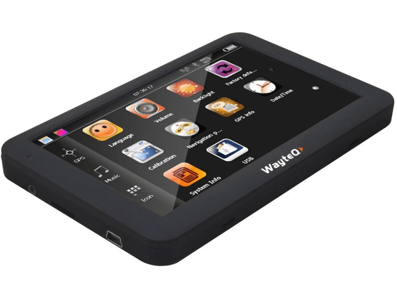 Wayteq X985BT GPS Navigáció (navigációs szoftver nélkül)