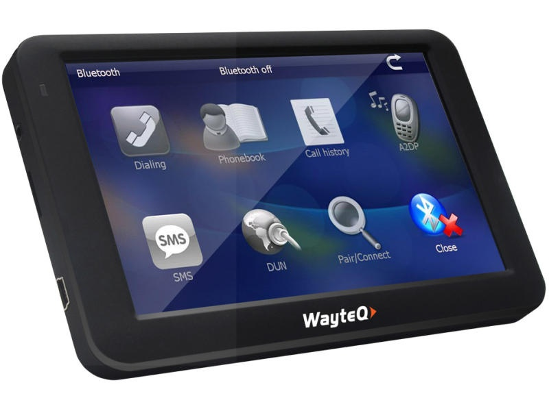 Wayteq X985BT GPS Navigáció (navigációs szoftver nélkül)