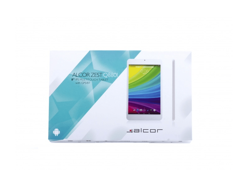 Alcor ZEST Q880I Tablet, Fehér