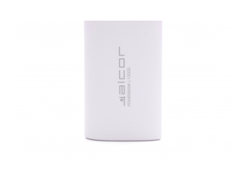 Alcor L10000 PowerBank 10000 mAh, Fehér