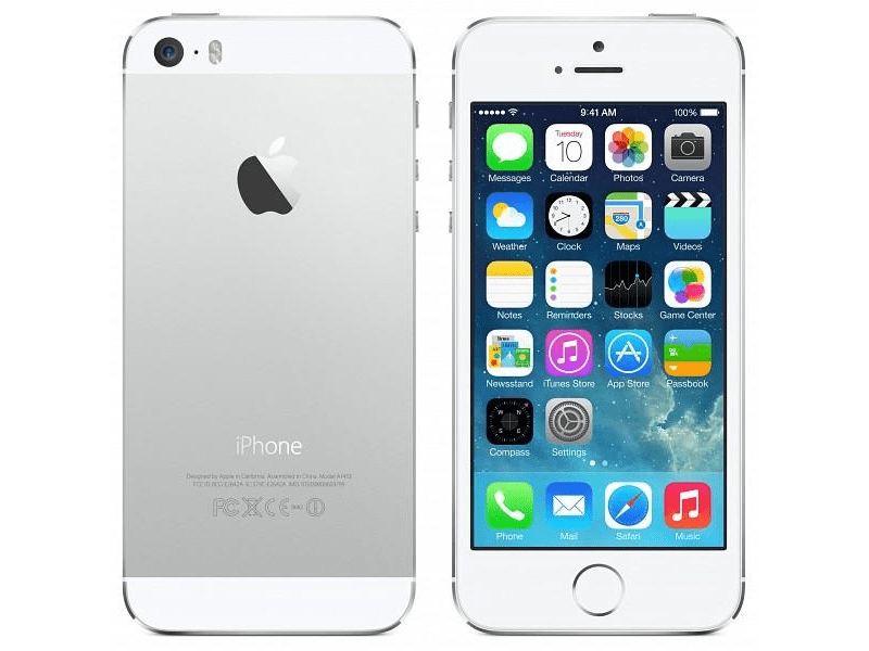 Apple iPhone 5S 32GB Kártyafüggetlen Mobiltelefon, Ezüst