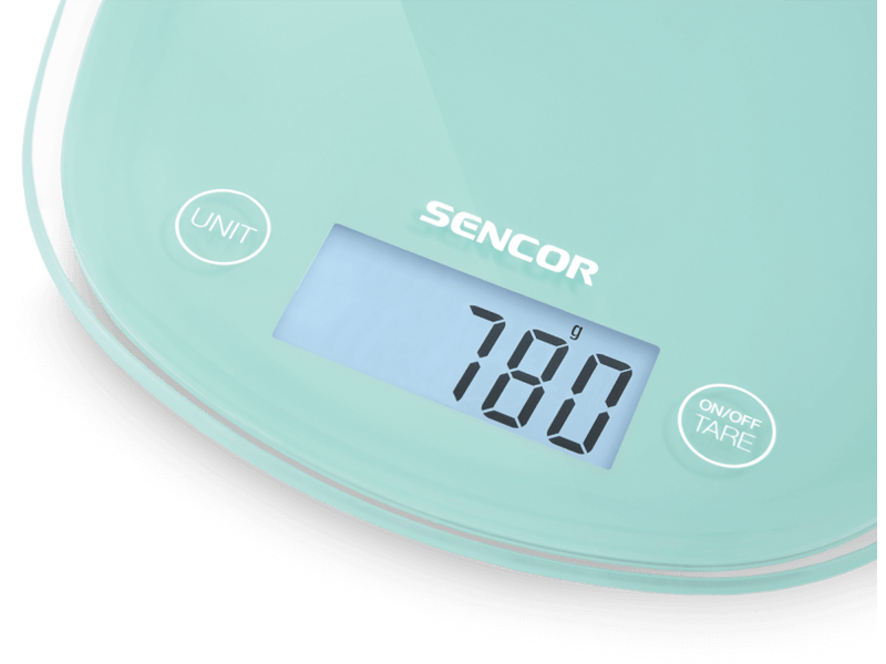 SENCOR SKS 31GR Pasztell menta zöld Konyhamérleg