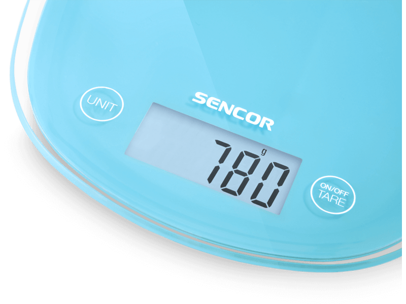 Sencor SKS 32BL pastelno plava kuhinjska vaga