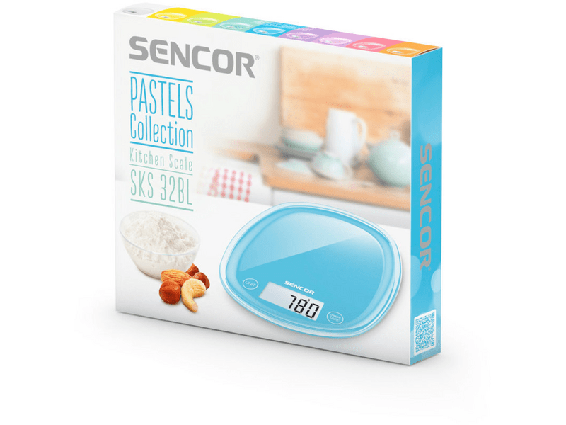 Sencor SKS 32BL pastelno plava kuhinjska vaga