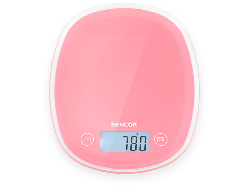 SENCOR SKS 34RD Pasztell korall piros Konyhamérleg