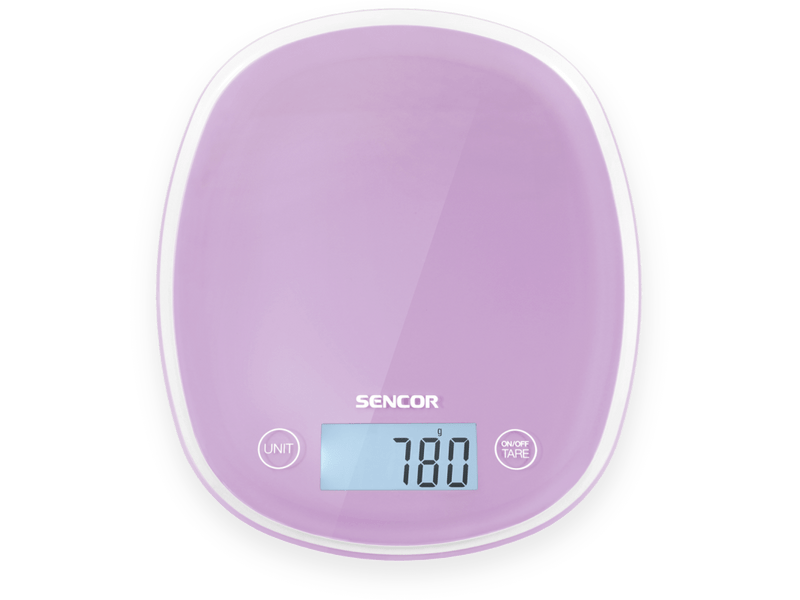 SENCOR SKS 35VT Pasztell lila Konyhamérleg
