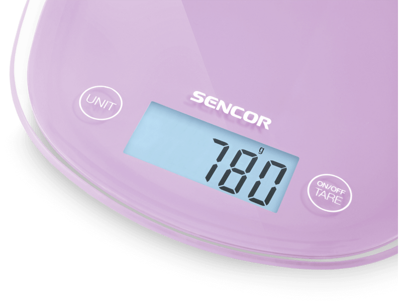 SENCOR SKS 35VT Pasztell lila Konyhamérleg