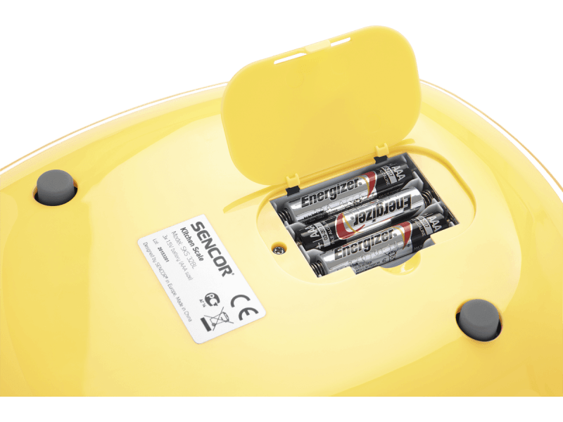 Sencor SKS 36YL Pasztell sárga Konyhamérleg