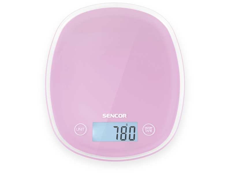 SENCOR SKS 38RS Pasztell rózsaszín Konyhamérleg