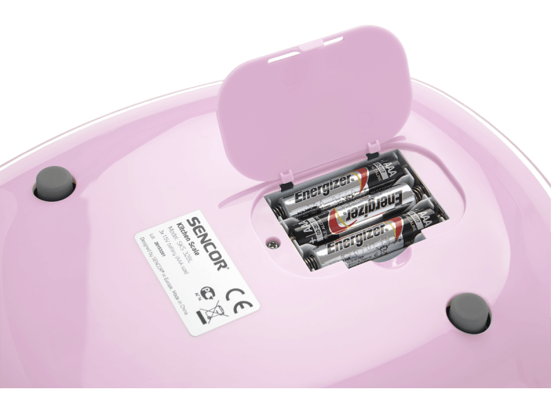 SENCOR SKS 38RS Pasztell rózsaszín Konyhamérleg