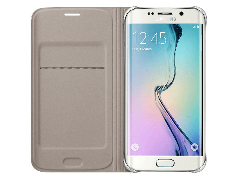 Samsung Galaxy S6 Edge Telefontok, Arany (EF-WG925PF)